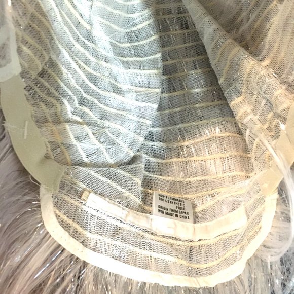 Sparkle Glitter White Wig Pixie Fairy Angel  by HMS – NOS NWT - Picture 9 of 11